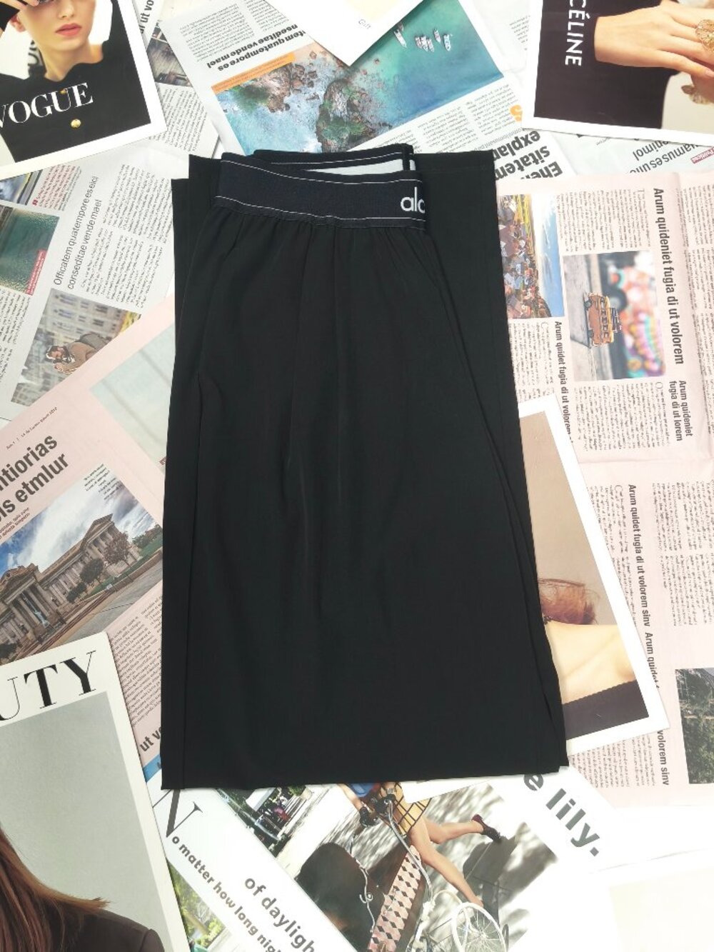📍Brand New Alo Yoga Regular Black Trouser Women's Pants 30" Inseam🍬 - Picture 6 of 8